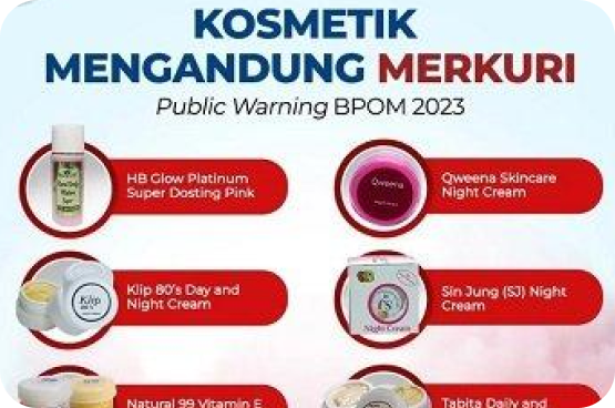 Kosmetik Mengandung Merkuri